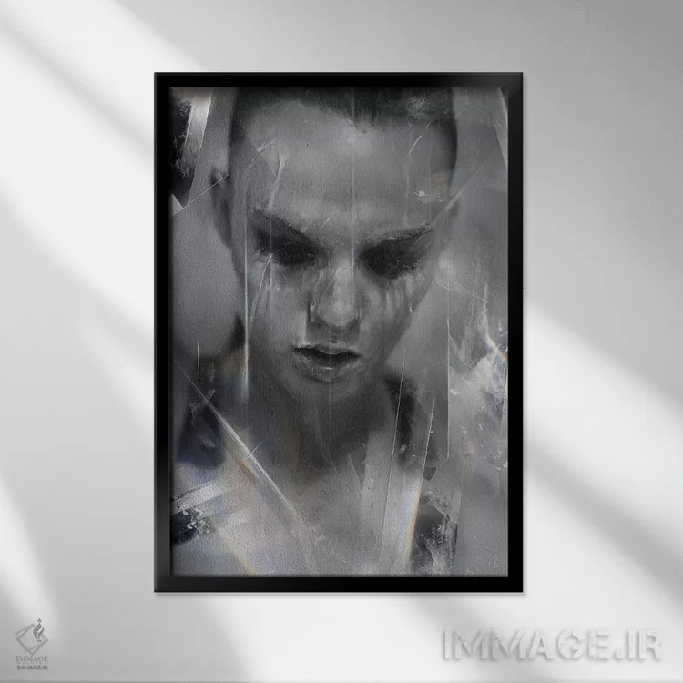 تابلو نوآر (سبک هنری) اثر الکسیس مارکو - نمای قابدار مشکی