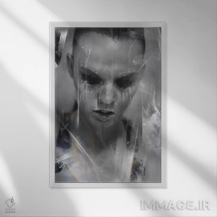 تابلو نوآر (سبک هنری) اثر الکسیس مارکو - نمای قابدار سفید