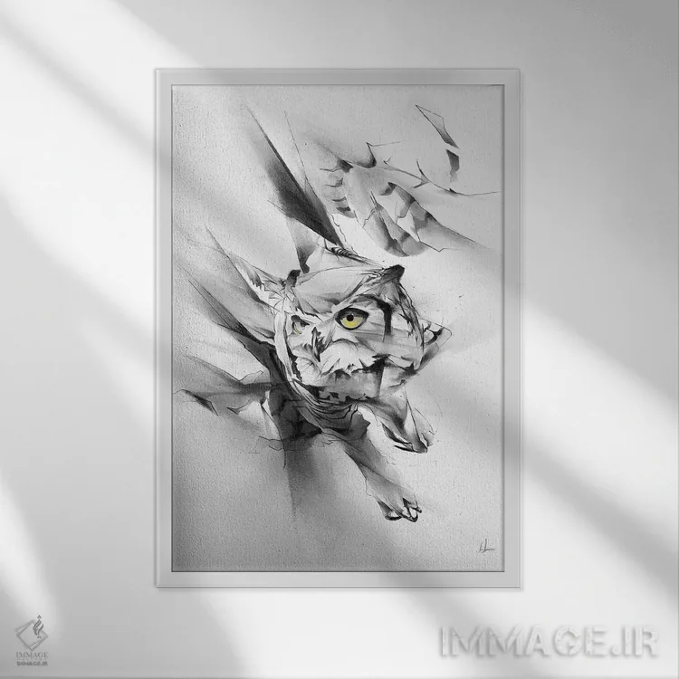 تابلو داج خردمند (خودرو) اثر الکسیس مارکو - نمای قابدار سفید