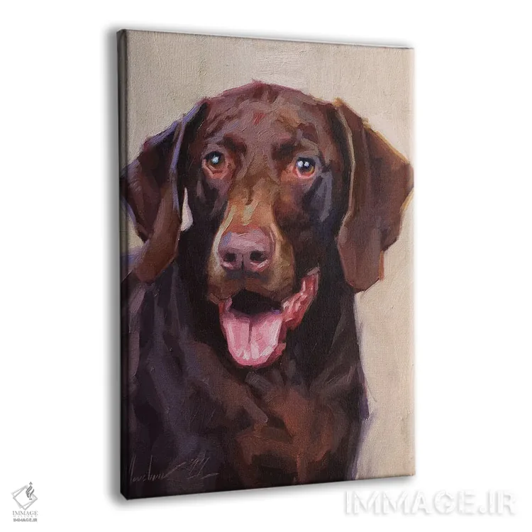 تابلو اشارهگر ژرمن شورت هِیر (سگهای شکار آلمانی) اثر الکس مووچون - نمای پرسپکتیو محصول