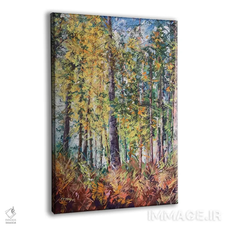 تابلو تختی از سرخسها اثر اندرو مودی - نمای پرسپکتیو محصول