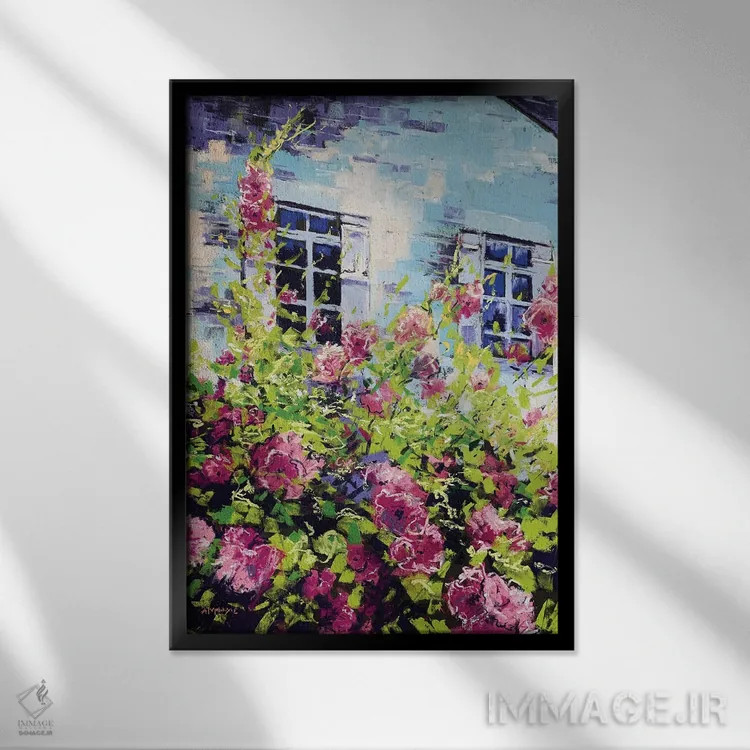 تابلو تابستان فرانسوی اثر اندرو مودی - نمای قابدار مشکی