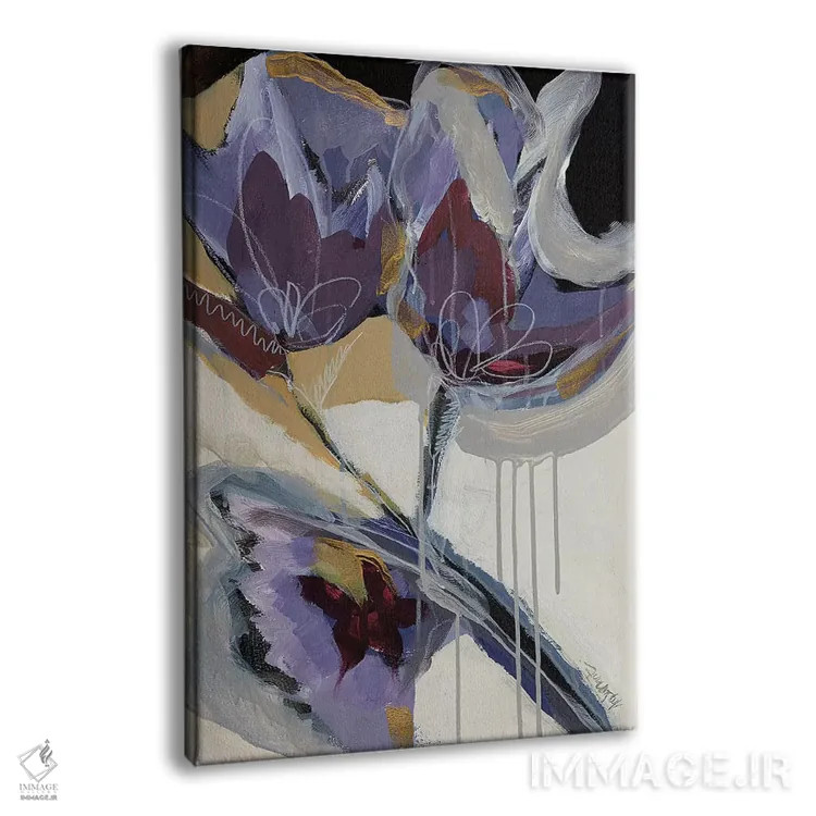 تابلو برداشتهای گلها ۱ اثر آنجلا ماریـتز - نمای پرسپکتیو محصول