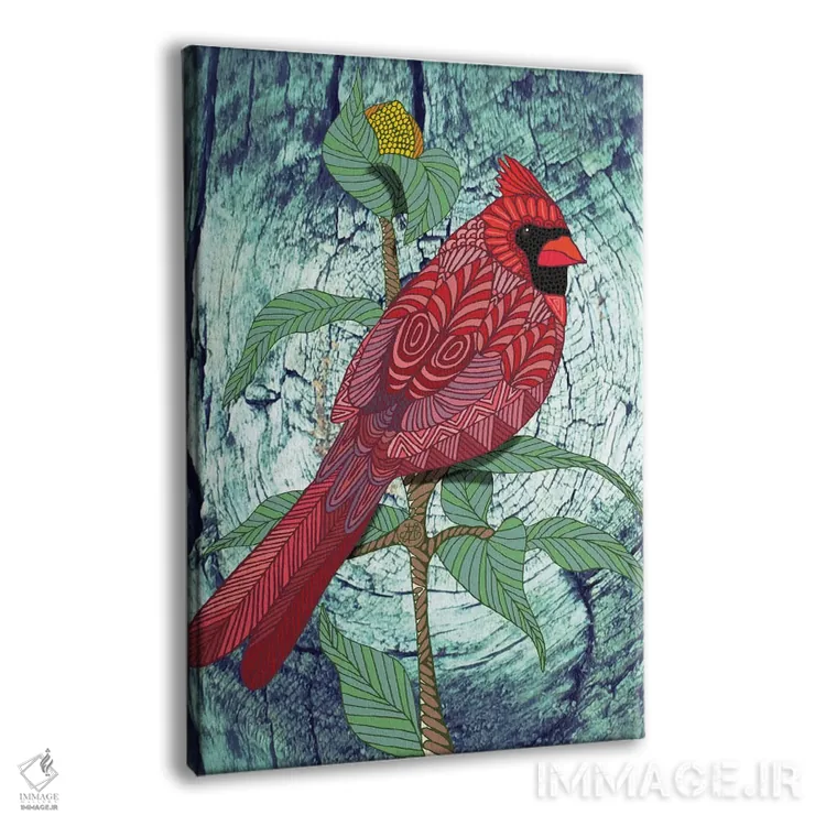 تابلو کارباورال ویرجینیا (پرنده) اثر آنجلیکا پارکر - نمای پرسپکتیو محصول