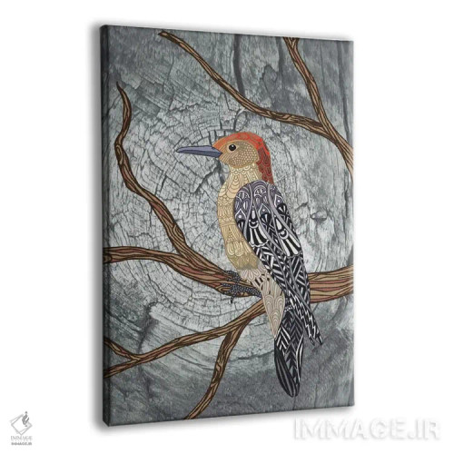 تابلو دارکوب اثر آنجلیکا پارکر - نمای پرسپکتیو محصول