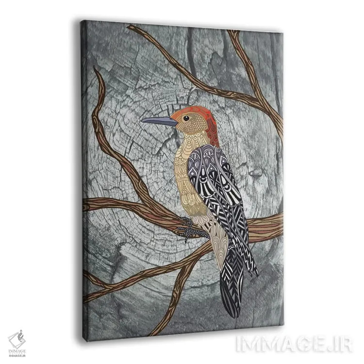 تابلو دارکوب اثر آنجلیکا پارکر - نمای پرسپکتیو محصول