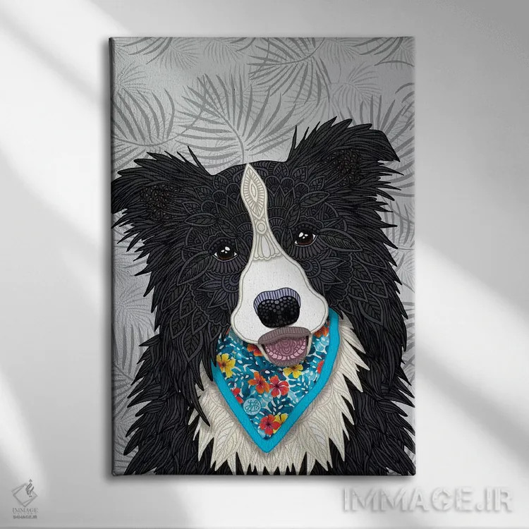 تابلو پسر بردر کولی گرمسیری اثر آنجلیکا پارکر - نمای روبهرو روی دیوار