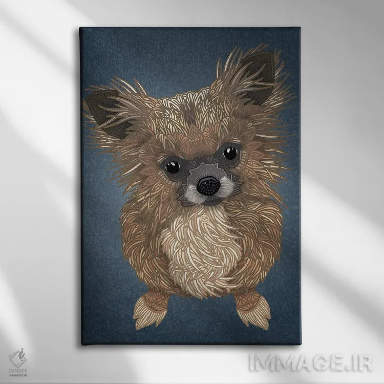 تابلو بو اثر آنجلیکا پارکر - نمای روبهرو روی دیوار