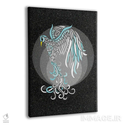 تابلو ققنوس یخی اثر آنجلیکا پارکر - نمای پرسپکتیو محصول