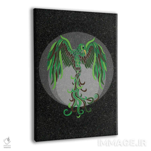 تابلو ققنوس زمینی اثر آنجلیکا پارکر - نمای پرسپکتیو محصول