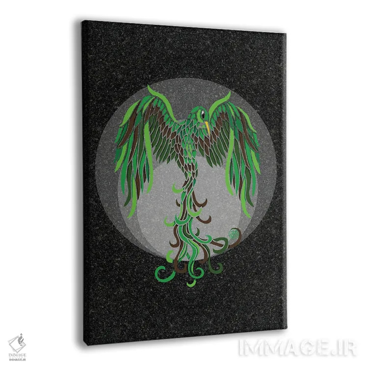 تابلو ققنوس زمینی اثر آنجلیکا پارکر - نمای پرسپکتیو محصول