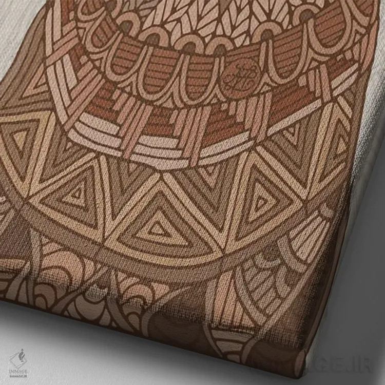 تابلو سلام گربه زیبای من اثر آنجلیکا پارکر - نمای نزدیک بافت بوم