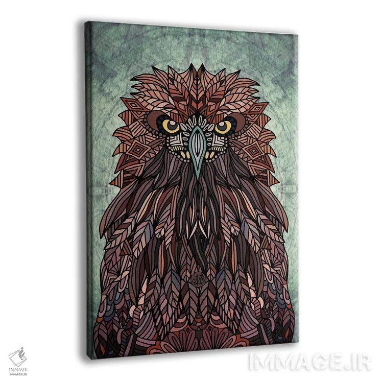 تابلو پرتره عقاب طلایی اثر آنجلیکا پارکر - نمای پرسپکتیو محصول