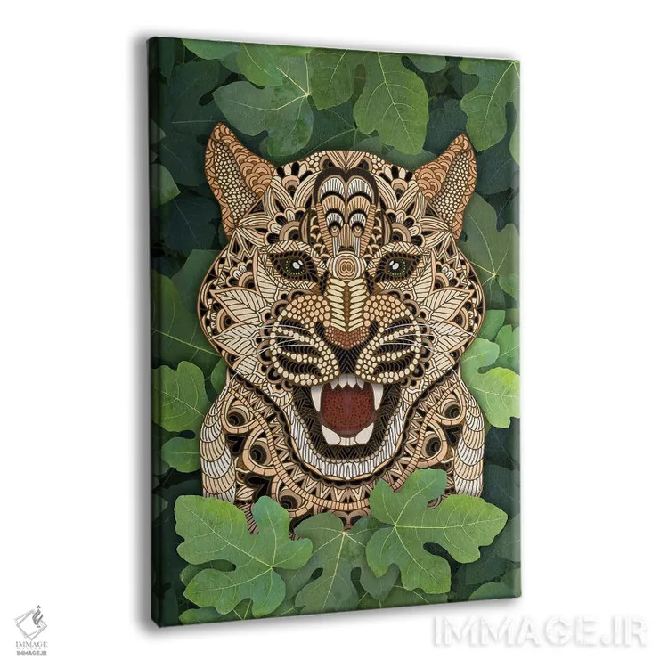 تابلو پلنگ جنگلی اثر آنجلیکا پارکر - نمای پرسپکتیو محصول