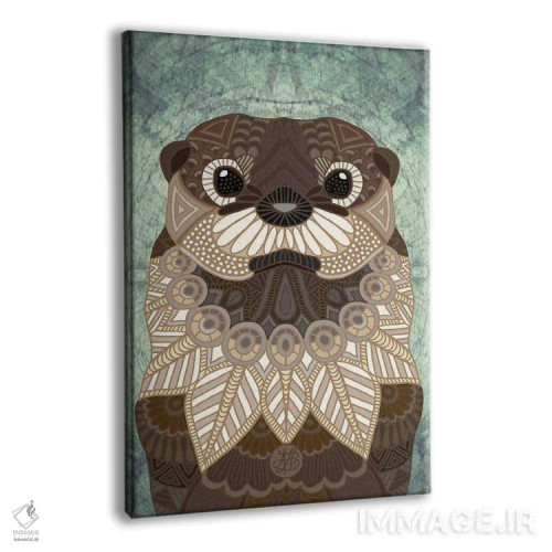 تابلو سمور تزئینی اثر آنجلیکا پارکر - نمای پرسپکتیو محصول