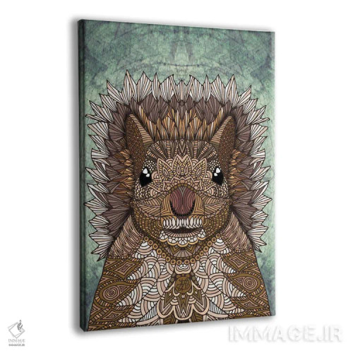 تابلو سنجاب تزئینی اثر آنجلیکا پارکر - نمای پرسپکتیو محصول