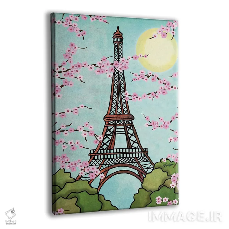 تابلو برج ایفل اثر آنجلیکا پارکر - نمای پرسپکتیو محصول