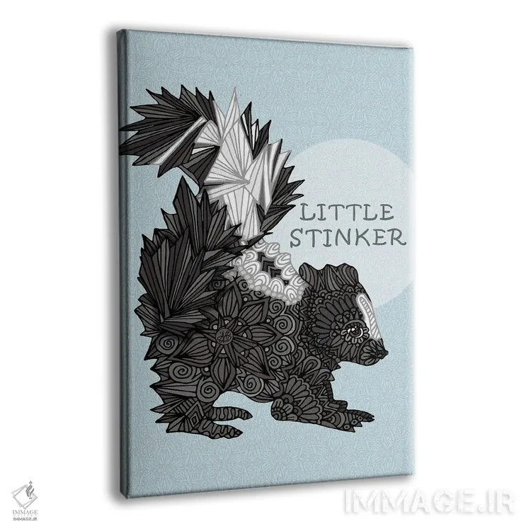 تابلو بو گنده کوچولوی آبی اثر آنجلیکا پارکر - نمای پرسپکتیو محصول