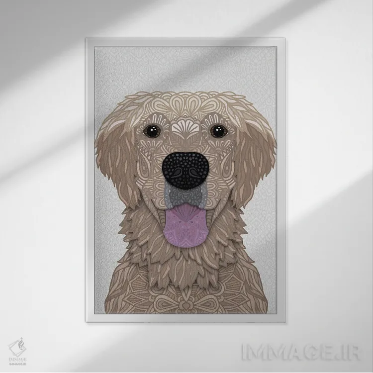 تابلو عسل شیرین اثر آنجلیکا پارکر - نمای قابدار سفید