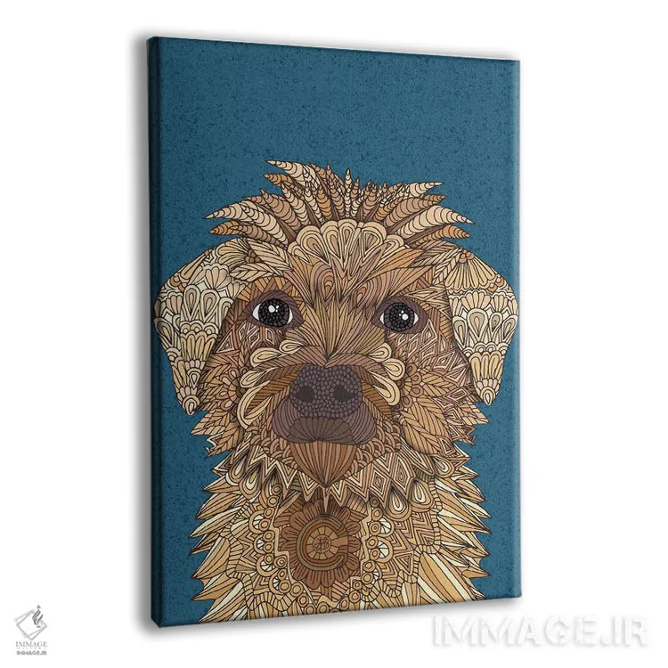 تابلو ریگلی اثر آنجلیکا پارکر - نمای پرسپکتیو محصول