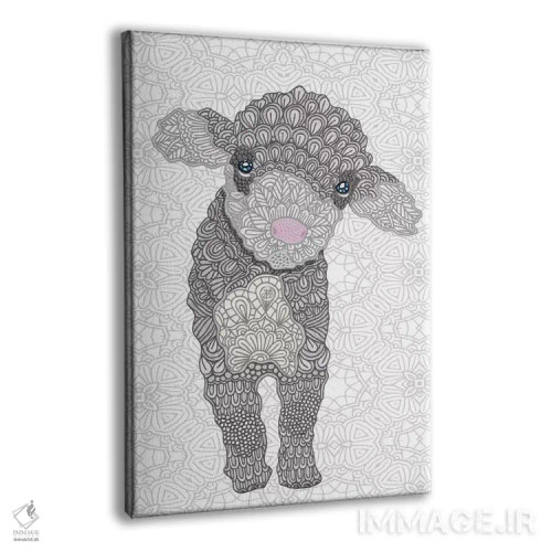 تابلو بره کوچک اثر آنجلیکا پارکر - نمای پرسپکتیو محصول