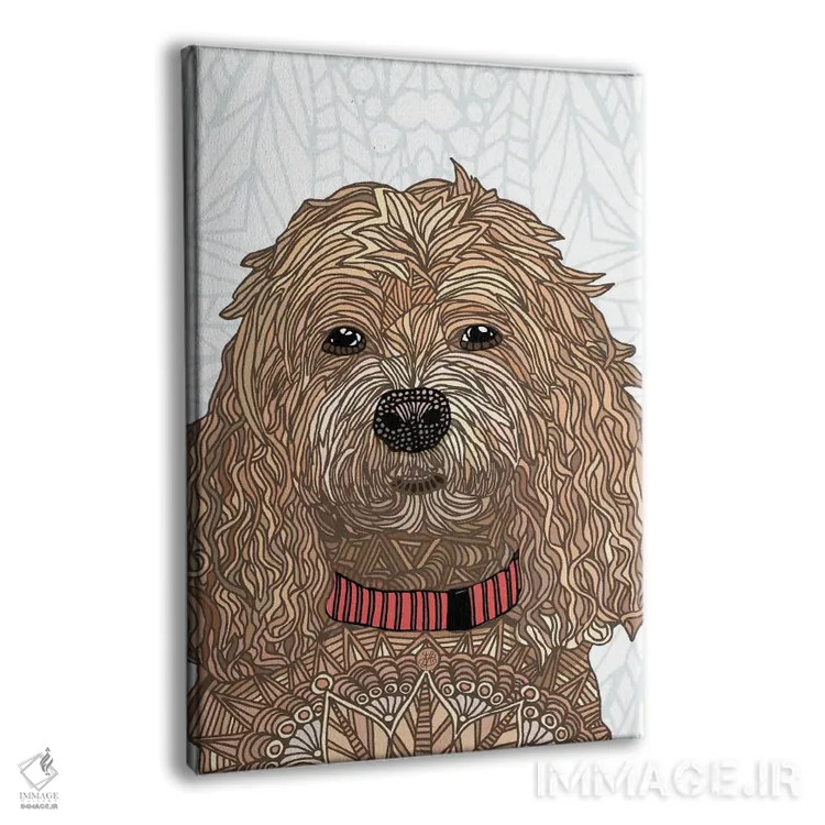 تابلو مکس (نام) اثر آنجلیکا پارکر - نمای پرسپکتیو محصول