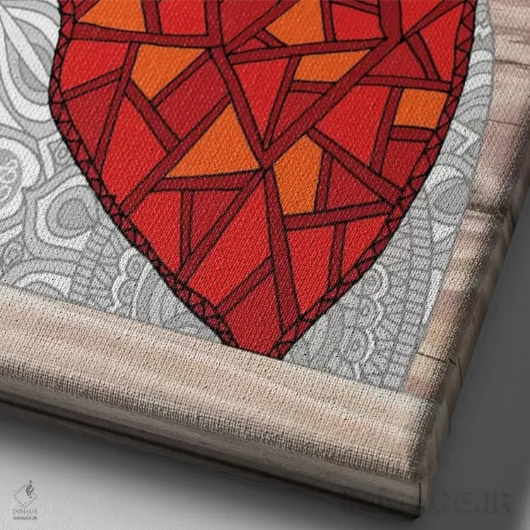 تابلو مکس هاوانیز (سگ نژاد هاوانیز) اثر آنجلیکا پارکر - نمای نزدیک بافت بوم