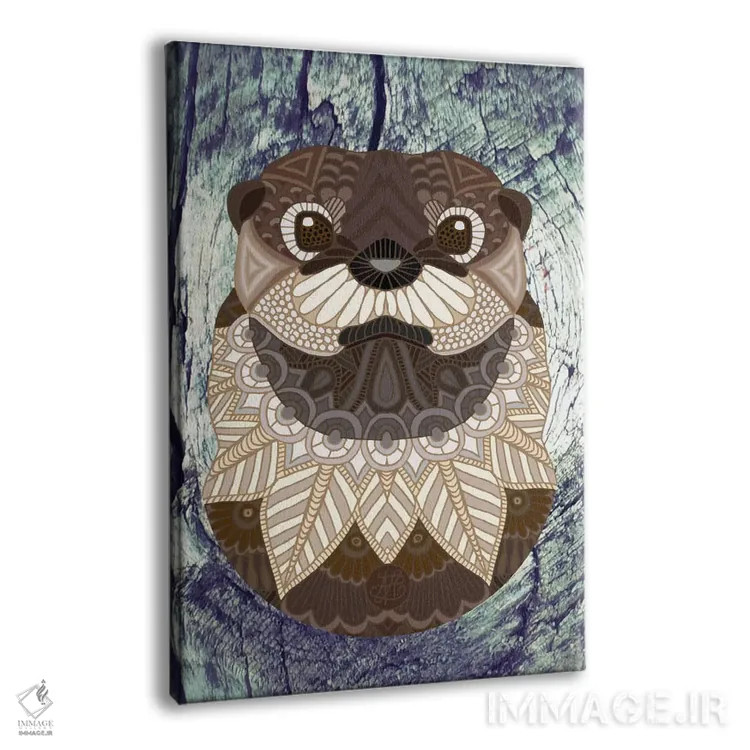 تابلو سمور زینتی اثر آنجلیکا پارکر - نمای پرسپکتیو محصول