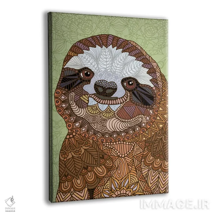 تابلو تنبل خندان اثر آنجلیکا پارکر - نمای پرسپکتیو محصول