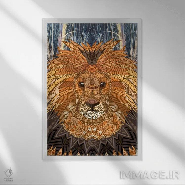 تابلو غرور اثر آنجلیکا پارکر - نمای قابدار سفید