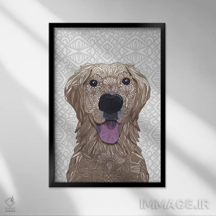 تابلو عسل شیرین اثر آنجلیکا پارکر - نمای قابدار مشکی