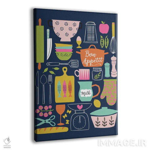 تابلو در آشپزخانه ۵ اثر آنجلا نیکِیاس - نمای پرسپکتیو محصول
