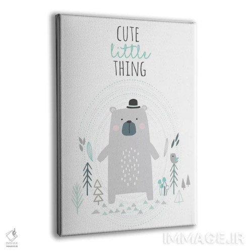 تابلو دوستان جنگلی کوچک ۱ اثر آنجلا نیکِیاس - نمای پرسپکتیو محصول