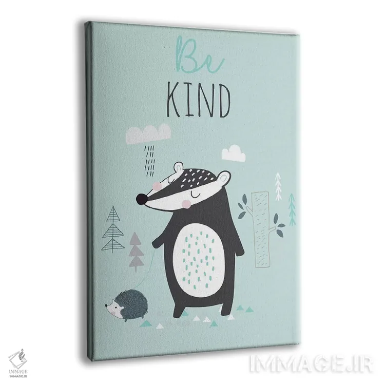 تابلو دوستان جنگلی کوچک ۲ اثر آنجلا نیکِیاس - نمای پرسپکتیو محصول