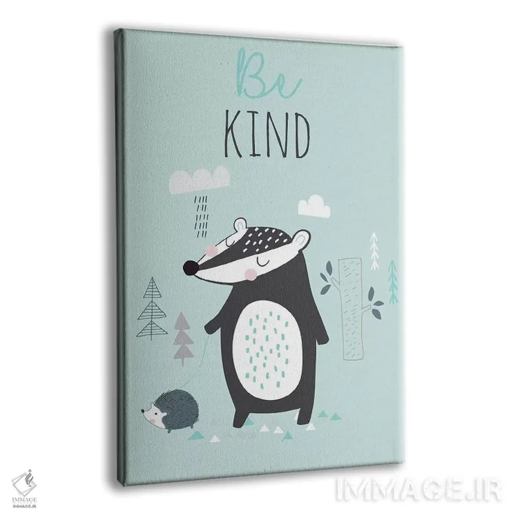 تابلو دوستان جنگلی کوچک ۲ اثر آنجلا نیکِیاس - نمای پرسپکتیو محصول