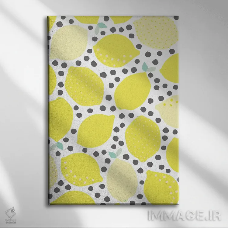 تابلو نوشیدنی میوهای گازدار ۳ اثر آنجلا نیکِیاس - نمای روبهرو روی دیوار