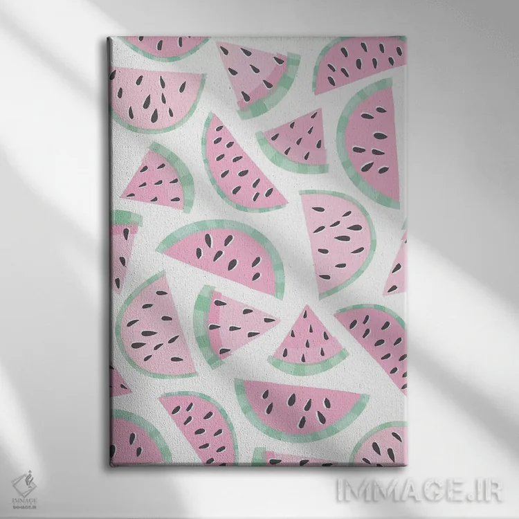 تابلو نوشیدنی میوهای گازدار ۴ اثر آنجلا نیکِیاس - نمای روبهرو روی دیوار