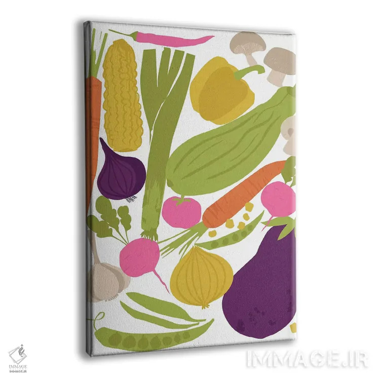 تابلو در آشپزخانه ۲ اثر آنجلا نیکِیاس - نمای پرسپکتیو محصول