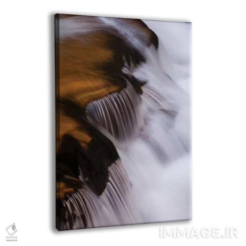 تابلو Tennessee. Cascades along the Little River in the Smoky Mountains.,آمریکا، تنسی. آبشارها در امتداد رودخانه لیتل در کوههای اسموکی اثر جوآن ولز - نمای پرسپکتیو محصول