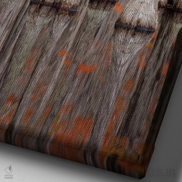 تابلو George Smith State Park, Georgia. Fall cypress trees.,آمریکا، پارک ایالتی جرج اسمیت، جورجیا. درختان سرو در پاییز اثر جوآن ولز - نمای نزدیک بافت بوم