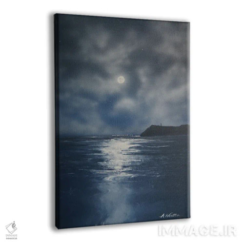 تابلو سر سیاه اثر آلن وستون - نمای پرسپکتیو محصول