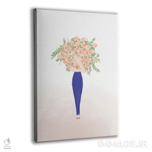 تابلو دختر گلی اثر آنا کوآچ - نمای پرسپکتیو محصول