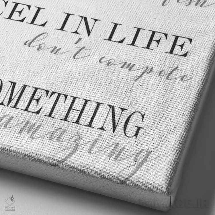 تابلو کار شگفتانگیزی انجام بده اثر آنا کوآچ - نمای نزدیک بافت بوم