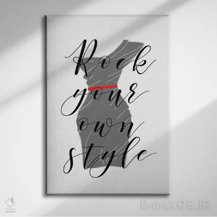 تابلو استایل اثر آنا کوآچ - نمای روبهرو روی دیوار