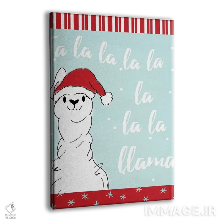 تابلو فا لا لاما (بازی واژه/اشاره به لاما) اثر آنا کوآچ - نمای پرسپکتیو محصول