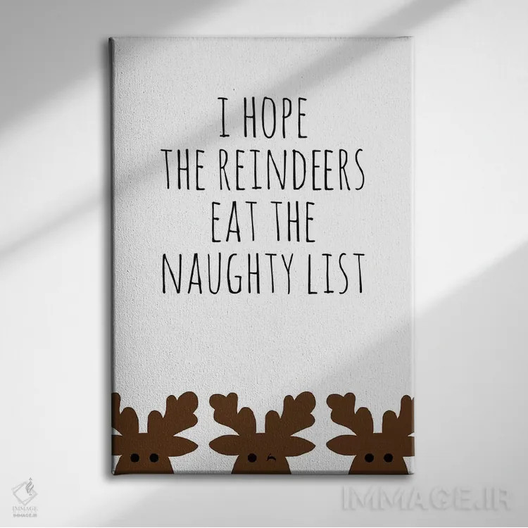 تابلو فهرست شیطونها اثر آنا کوآچ - نمای روبهرو روی دیوار