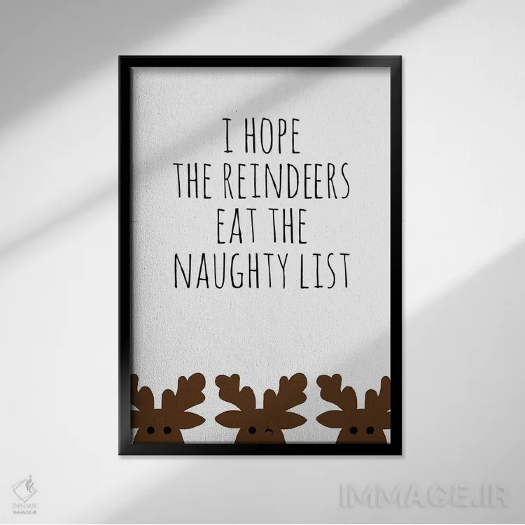 تابلو فهرست شیطونها اثر آنا کوآچ - نمای قابدار مشکی