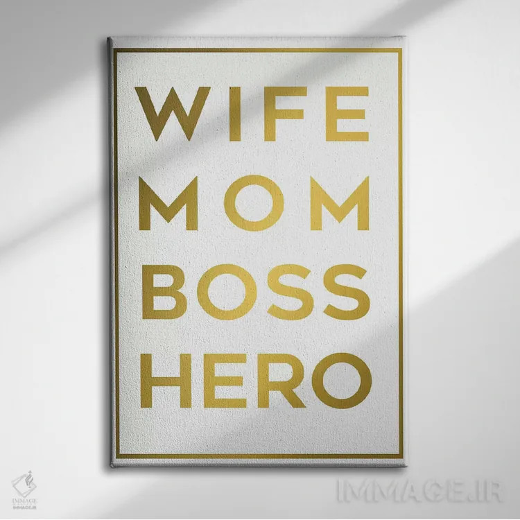 تابلو مادر رئیس اثر آنا کوآچ - نمای روبهرو روی دیوار