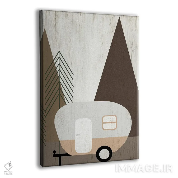 تابلو سفر ماجراجویانه دوم اثر آنا کوآچ - نمای پرسپکتیو محصول