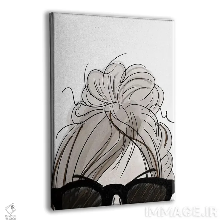 تابلو تصاویر مدل مو چهارم اثر آنا کوآچ - نمای پرسپکتیو محصول